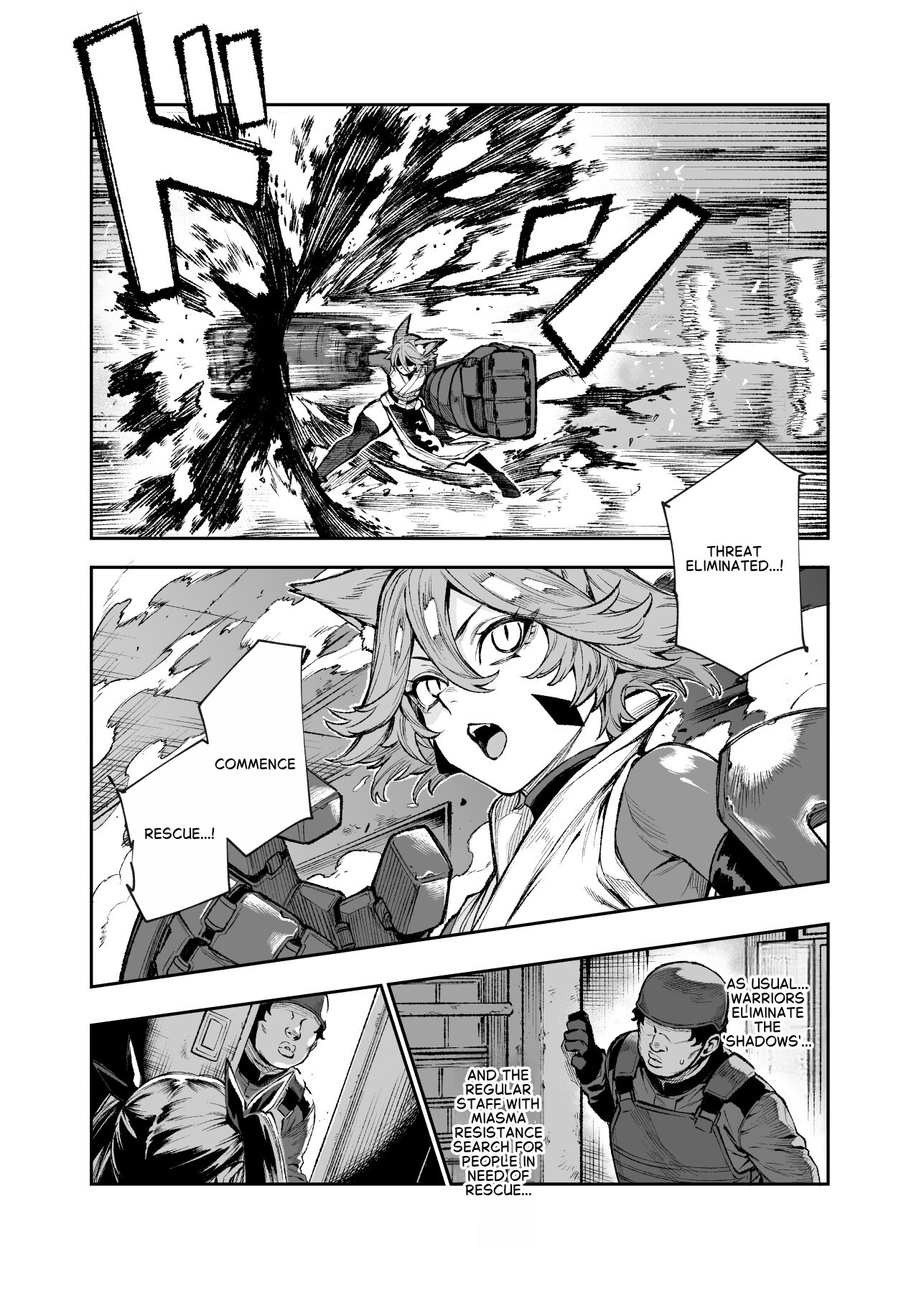 Hentai Manga Comic-Daily Life of a Low-Ranking Male Staff Member in the Anti-Shadow Special Forces EX1-Read-9